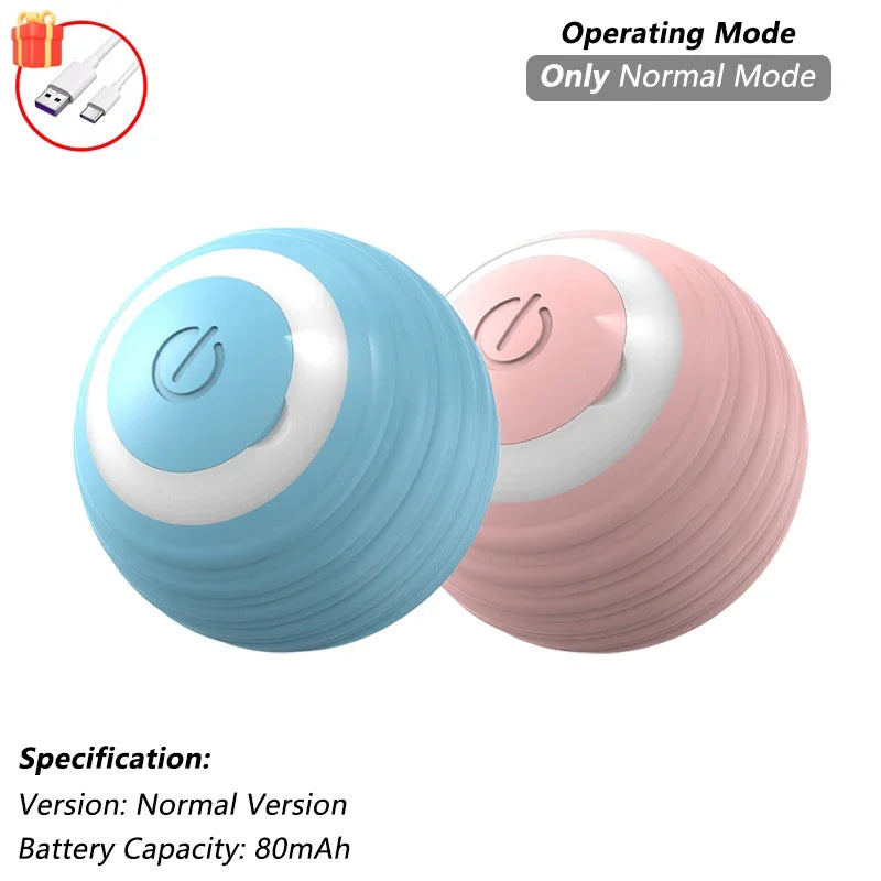 Dog Cat Interactive Ball. Automatic Rolling Ball