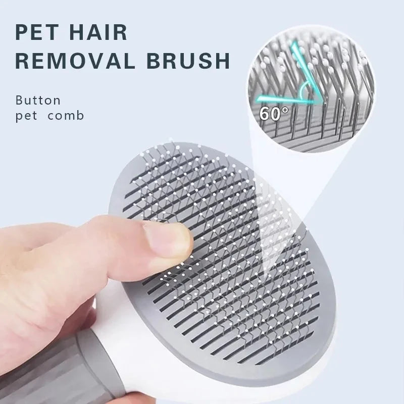 FurEase ProBrush™ – Self-Cleaning Pet Grooming Tool