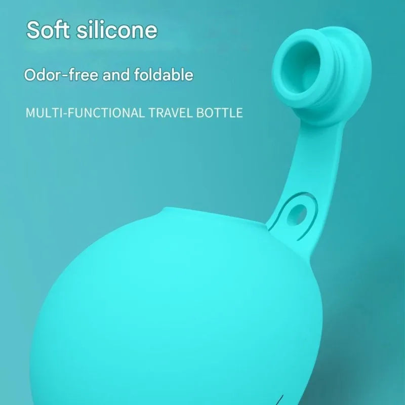 Dog Water Bottle with Removable Silicone Bowl