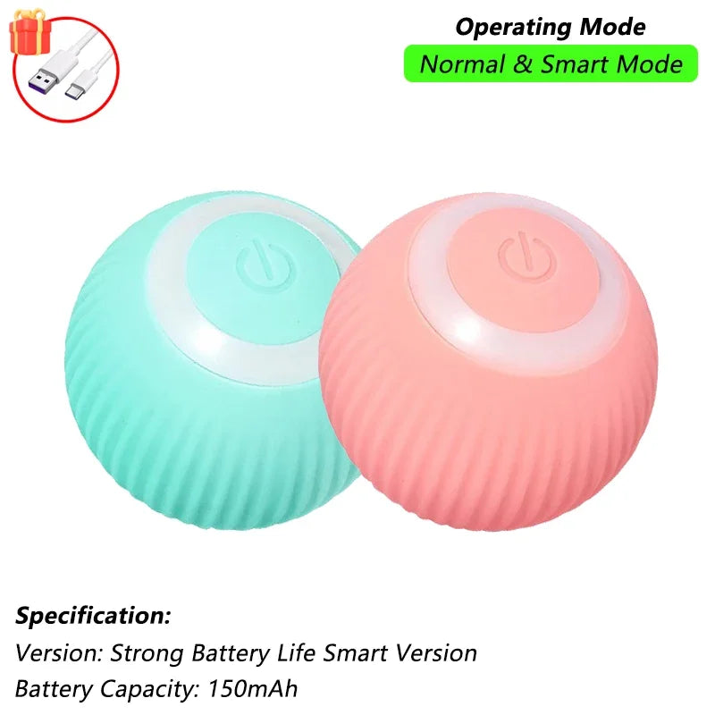 Dog Cat Interactive Ball. Automatic Rolling Ball