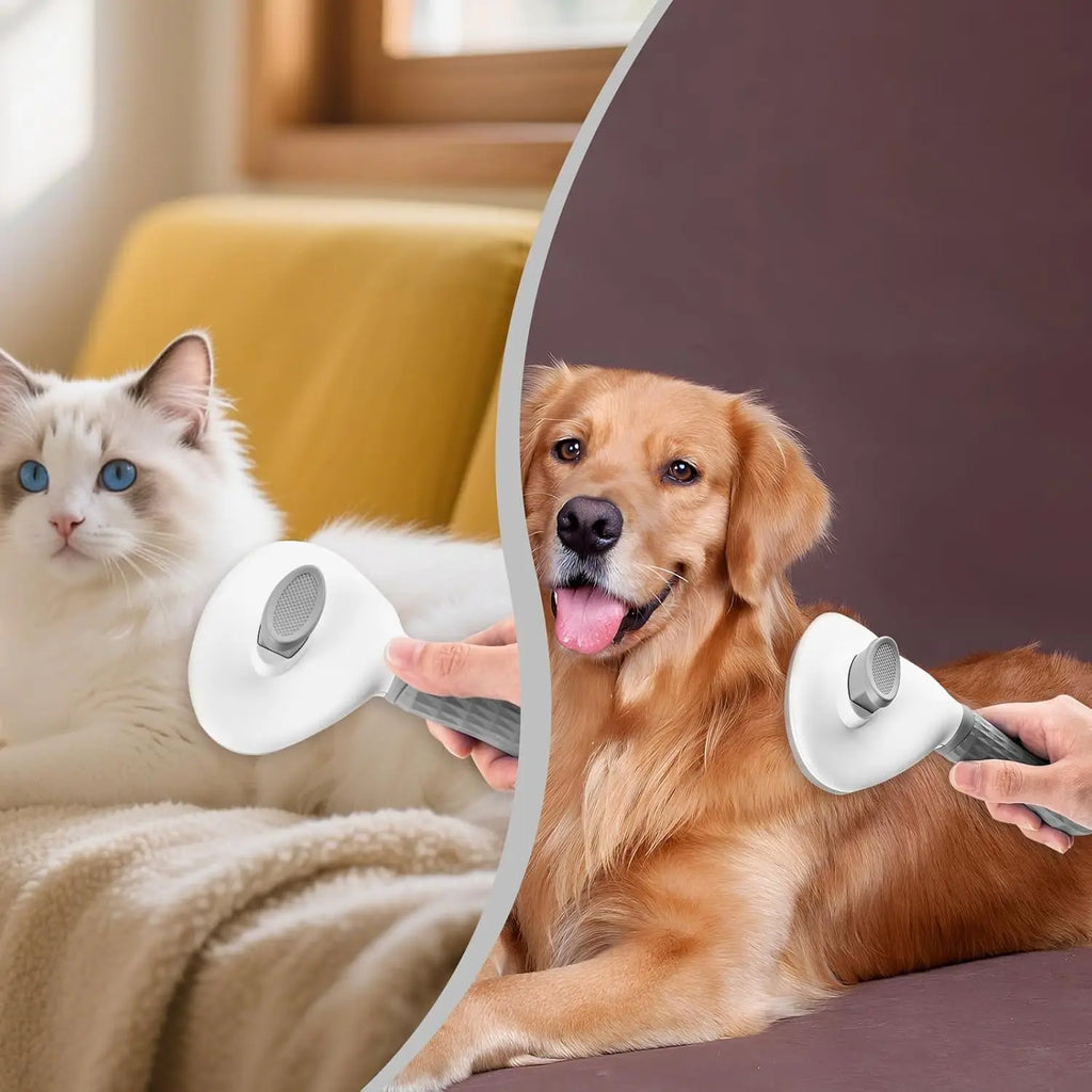 Self-Cleaning Pet Slicker Brush