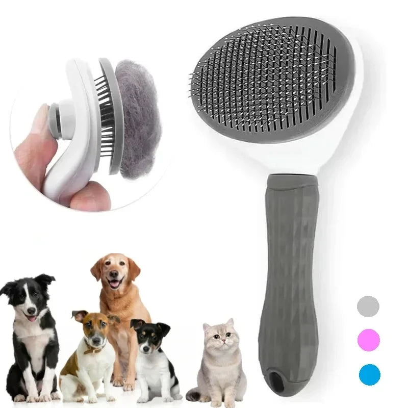FurEase ProBrush™ – Self-Cleaning Pet Grooming Tool